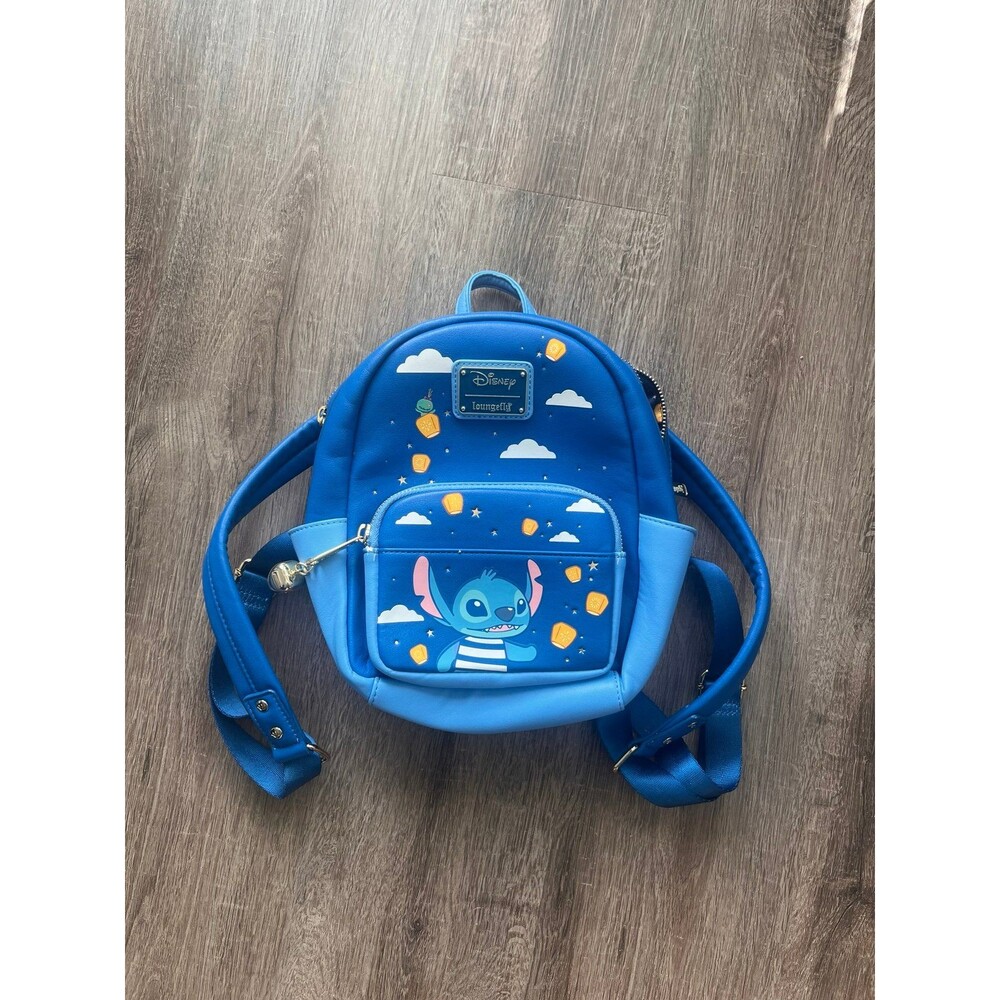 Disney Stitch Lanterns Loungefly Mini Backpack